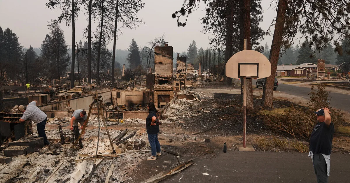 In the northwestern USA, a man suspected of arson has been detained amid forest fires