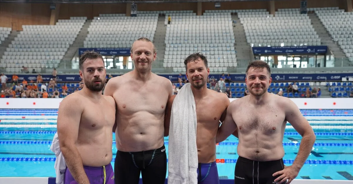 Non-traditional relay – Lithuanian swimming coaches jumped into the pool: "It was fun"