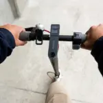 A teenager riding an electric scooter in Gargždai hit an elderly woman
