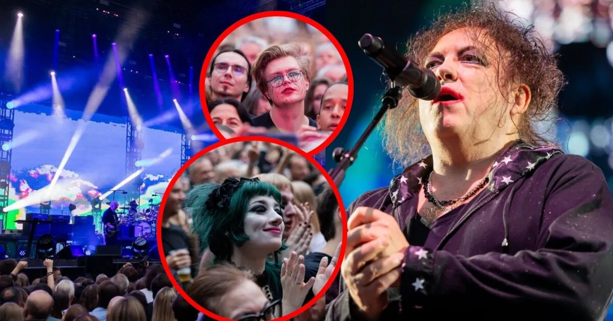 Thunder of thunder in Mountain Park – a crowd of fans went wild here for the first time at the legendary band "The Cure" concert