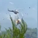 Tragic scenes from Greece: two firefighter helicopters collided in the air