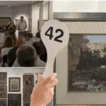 Report from the auction in Palanga: on the counter – both Dali and a work by a Lithuanian entertainment world celebrity