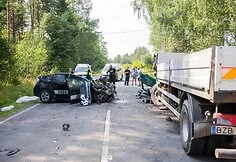 Accident near Nemenčinė