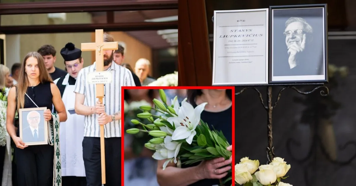 The soul of "Armonika" Stasys Liupkevičius sent off on his last journey: white flowers in the crowd