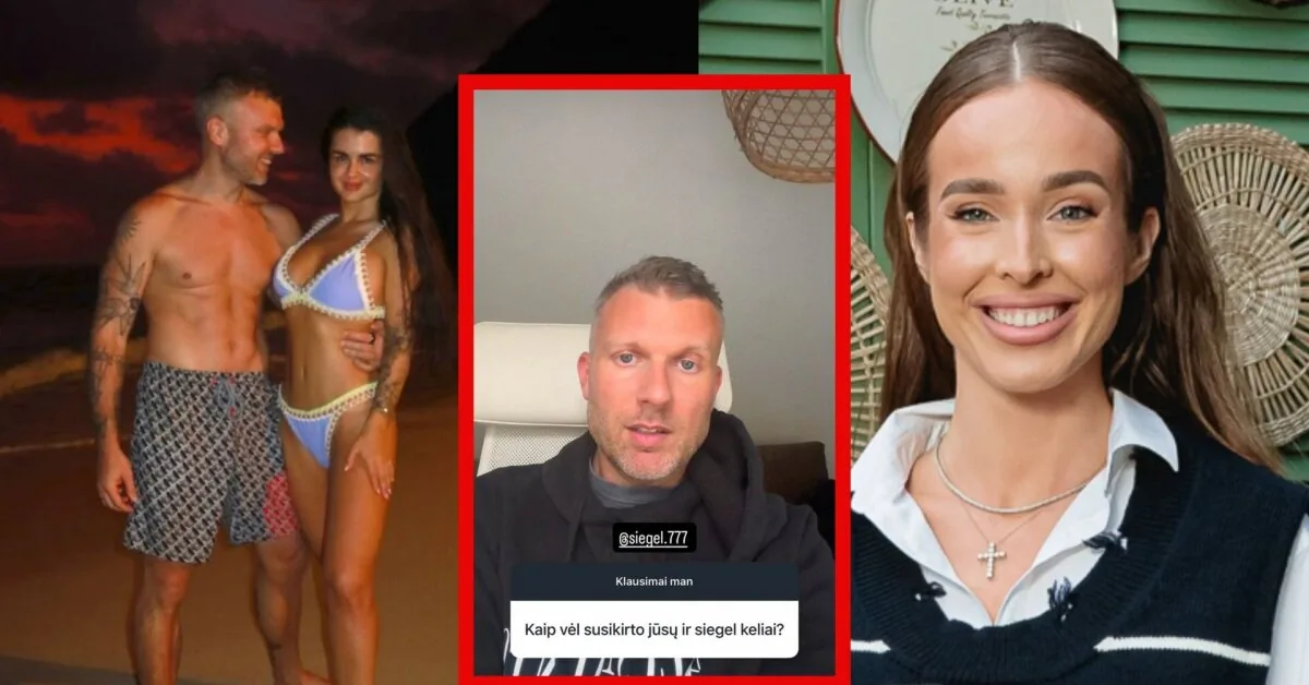 Mindaugas Lipnius revealed what connects him with Viktorija Siegel: "I won't hide it"