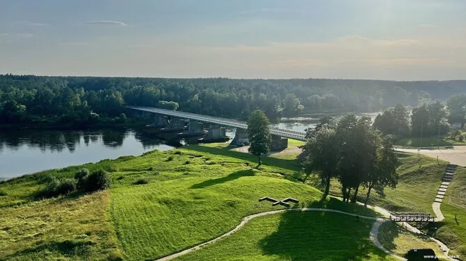 „Po kelionės“ nuotr. / Vaizdas nuo Merkinės piliakalnio
