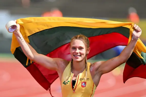Performances of Dambrauskas and Miklyčiūtė at the Athletics Championship