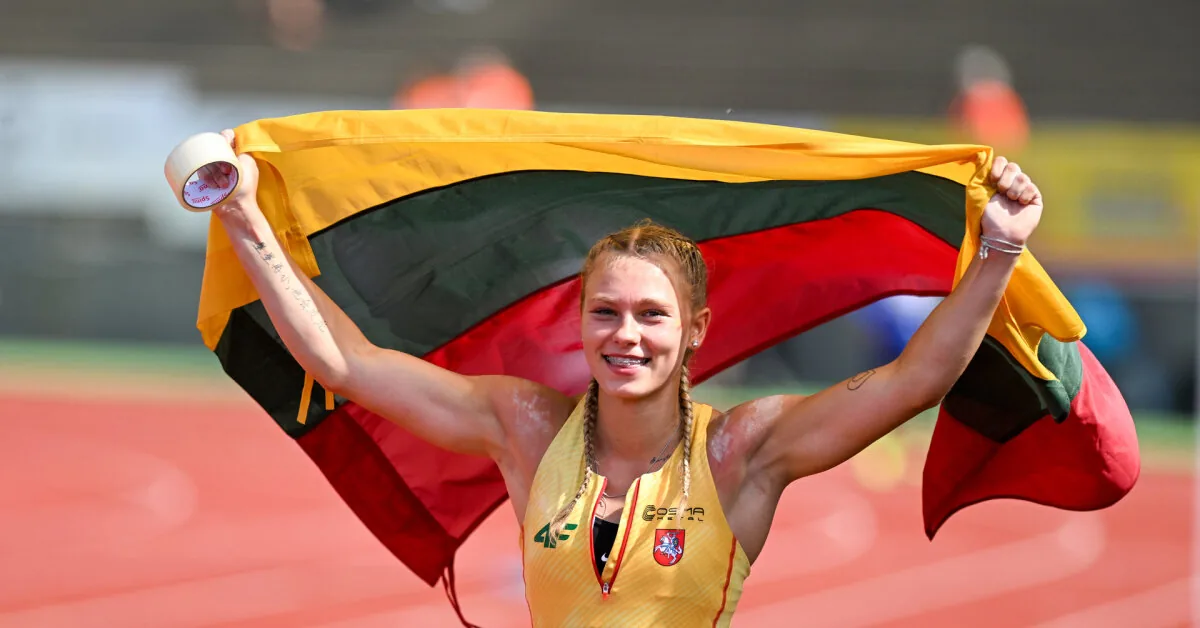 Performances of Dambrauskas and Miklyčiūtė at the Athletics Championship