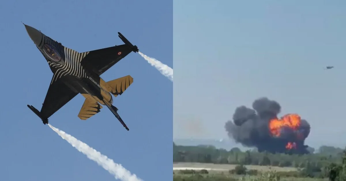 F-16 fighter jet crashed in Turkey
