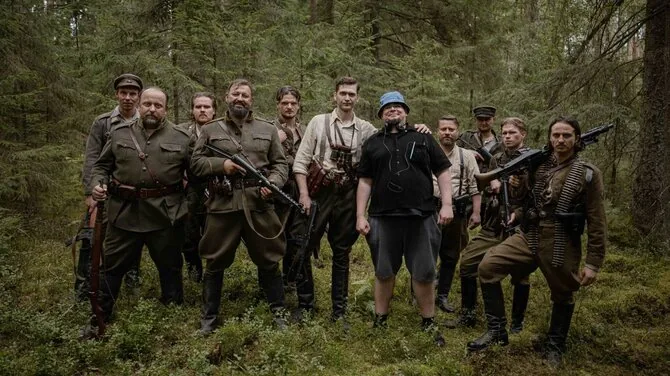 Filmo komandos nuotr./Emilio Vėlyvio filmo „Sugauti Vanagą“ filmavimo darbai