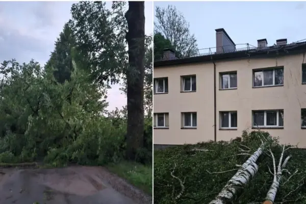 Eišiškės elder after the storm: "Residents are in shock"