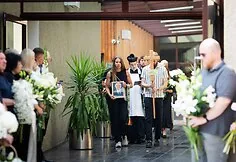 Farewell to Stasys Liupkevičius at the funeral home „Broken String“