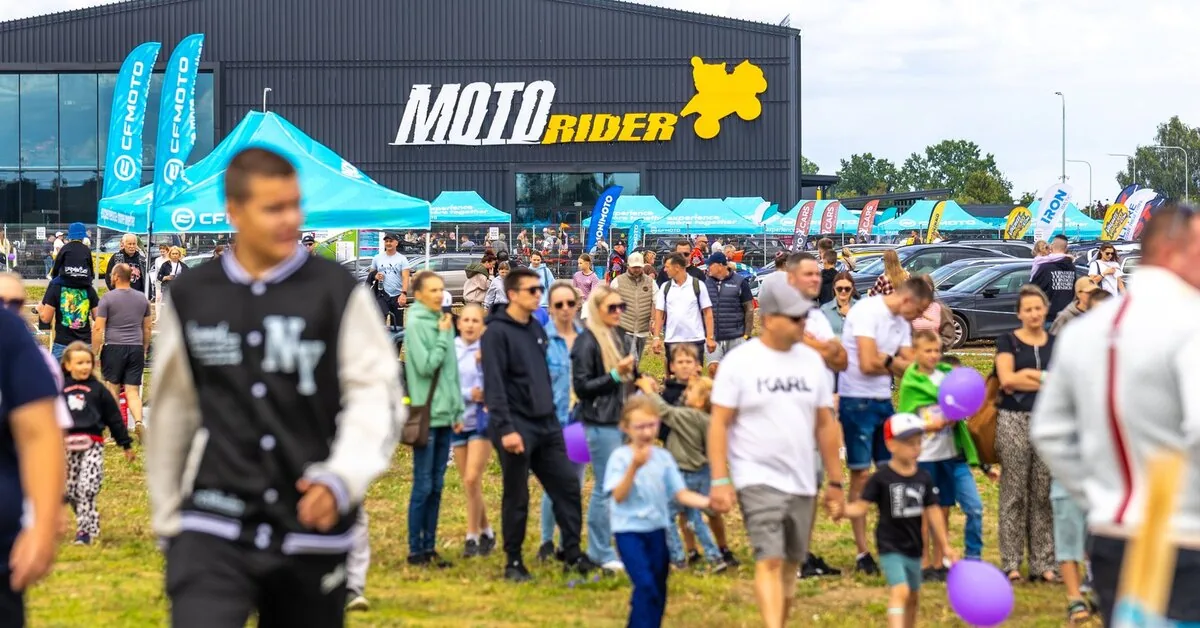 First competitions, concerts, and a motorcycle column: "CFMOTO Day Lithuania" gathered over 3 thousand people