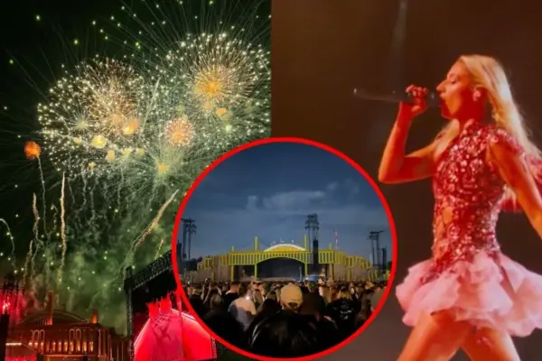 During Jessicos Shy's concert – a "hot" incident on the roof of Vingis Stage: it becomes clear who caught fire