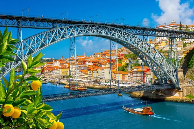 Shutterstock photo/Porto city by the Douro River in Portugal