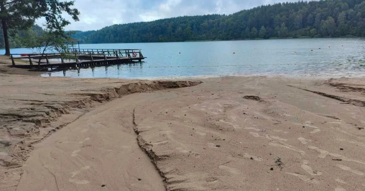 Warnings for vacationers: heavy rain spared no Vilnius beaches