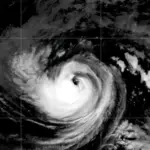 Hurricane "Karina" in the Pacific Ocean far from land has strengthened to category 4