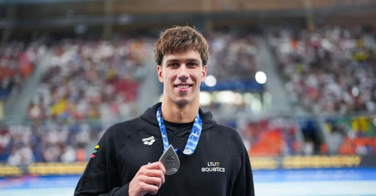Navikonis, who lost competitors on the way to the silver finish, was amazed at himself: "This is space"