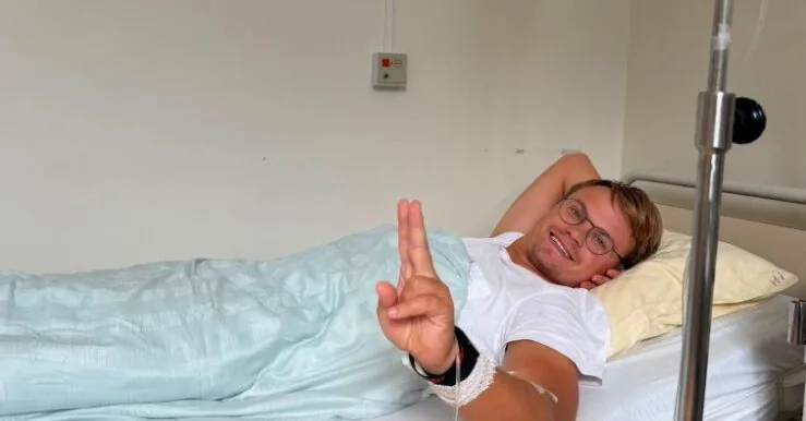 Rokas Baciuška ended up in the hospital: an important start was hanging by a thread