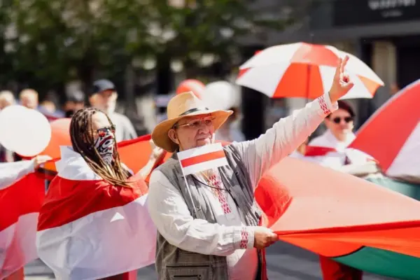 Belarusians marking the sixth anniversary of protests against the regime in Vilnius: faith in change has not faded