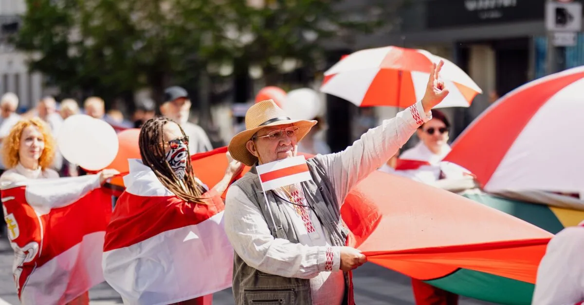 Belarusians marking the sixth anniversary of protests against the regime in Vilnius: faith in change has not faded