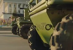 Ukrainian ground robots parade