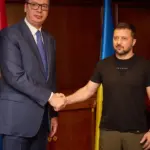 Ukrainian leader Volodymyr Zelensky visits Russia's ally Serbia