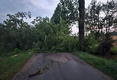 Storm aftermath in Eišiškės and surroundings