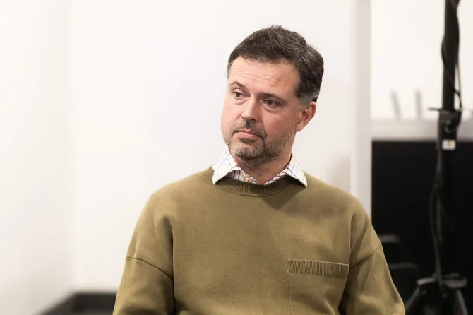 Gretos Skaraitienės / BNS photo / Meeting with Ukrainian writer Oleksandr Tereshchenko and presentation of his book 'Life after 16:30. After seven years'