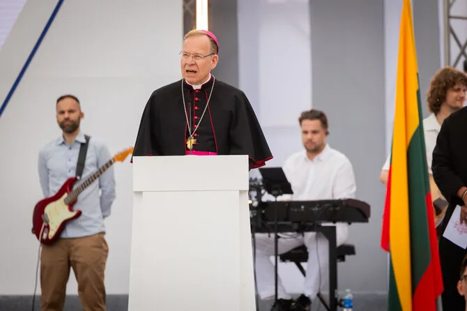 Patricija Adamovič / BNS photo/Leader of the Lithuanian Catholic Church Gintaras Grušas