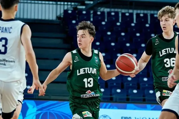 Lithuanian boys led by Jasikevičius defeated the Serbs