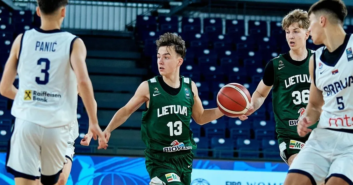 Lithuanian boys led by Jasikevičius defeated the Serbs