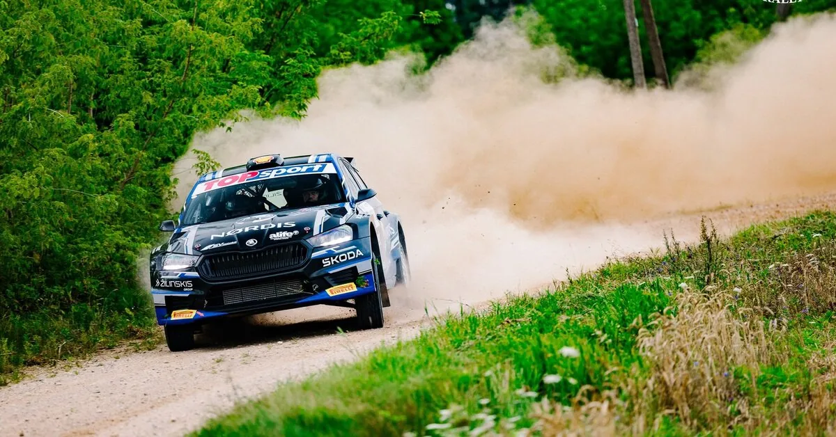 In the "Rokiškio Grand Rally" qualification, the pace was set by Vaidotas Žala