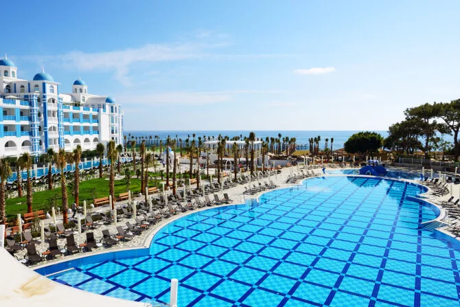 123rf.com photo / View from the window of one of the hotels in Antalya