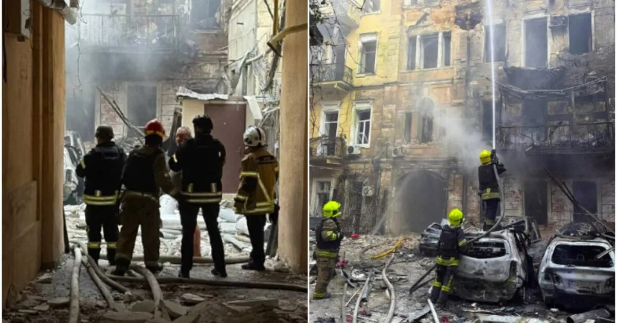 War in Ukraine. Russia launched a massive attack on Odesa: drones and rockets flew, there are injured