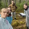 VU students during practice near Puvočiai (Varėna district) found a shipment of contraband cigarettes
