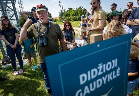 Vytautas Jusys. Ventės rage vyksta festivalis „Regykla“.