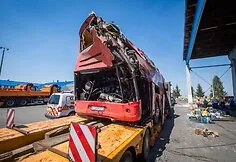 Bus accident in Hungary