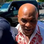 Mike Tyson appeared wearing a Ukrainian vyshyvanka