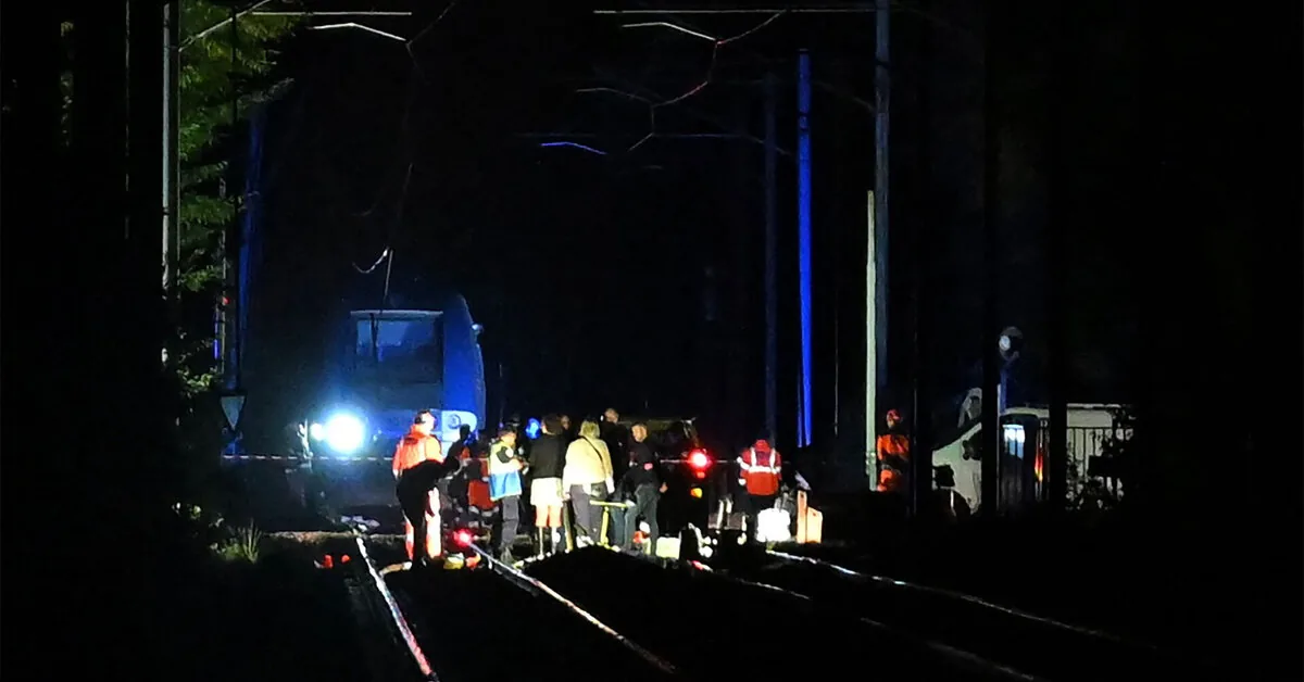 Train accident in northwestern France: 44 people injured