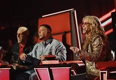 Moment from the thirteenth season of 'The Voice of Lithuania'