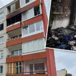 Support is being collected for the family after the apartment burned to ashes in Klaipėda