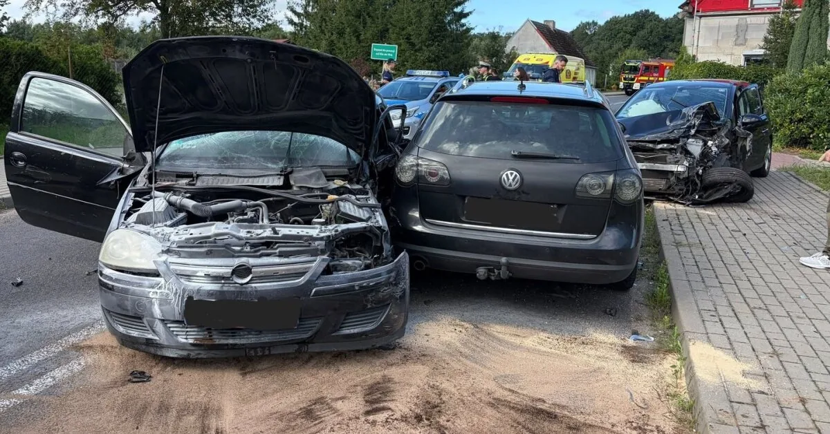 Entertainment on Polish roads – 5 people injured in a crash involving a 17-year-old