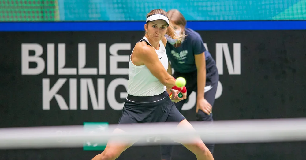 Justina Mikulskyte failed to qualify for the main WTA tournament in São Paulo