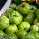 Put this with green tomatoes – they will ripen much faster: a simple trick