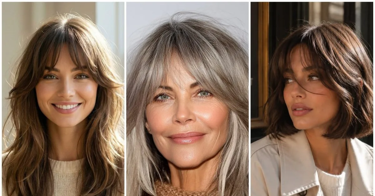 Bangs are back: 7 autumn hairstyles that highlight the eyes