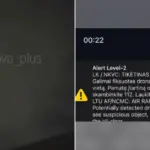 "Telegram" channel – sounds of a drone recorded by residents in Lithuania