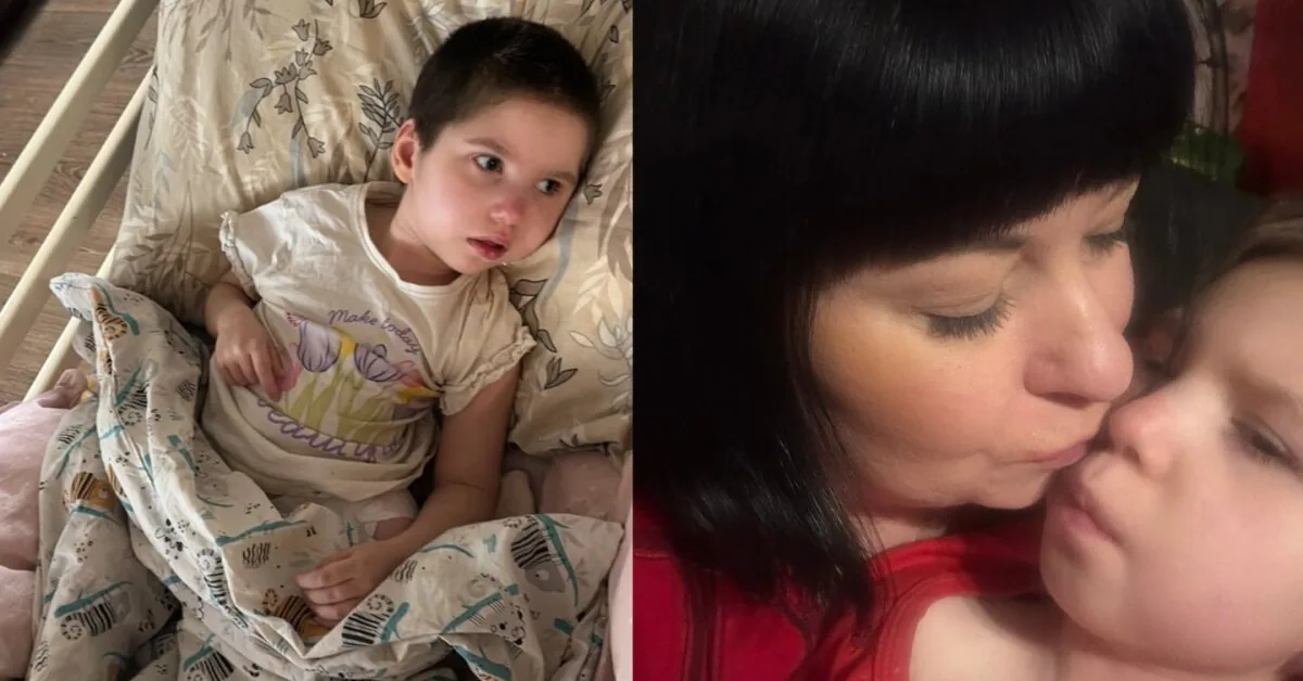 "Ji geso valandomis": mom still fights for five-year-old Arina to walk again after a serious illness