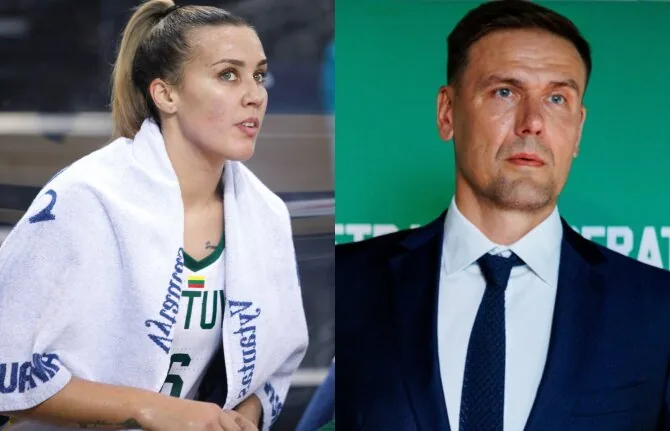 BNS nuotr./Kamilė Nacickaitė, Robertas Javtokas