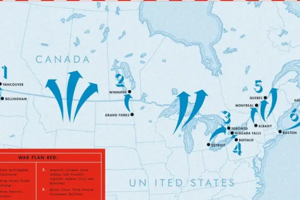 100 years ago, the US Army planned to attack Canada. Why?